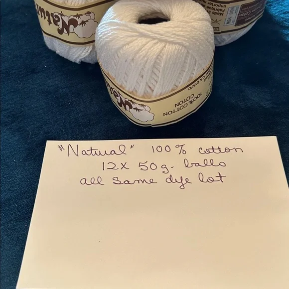 Vintage 100% cotton yarn - Picture 3 of 7